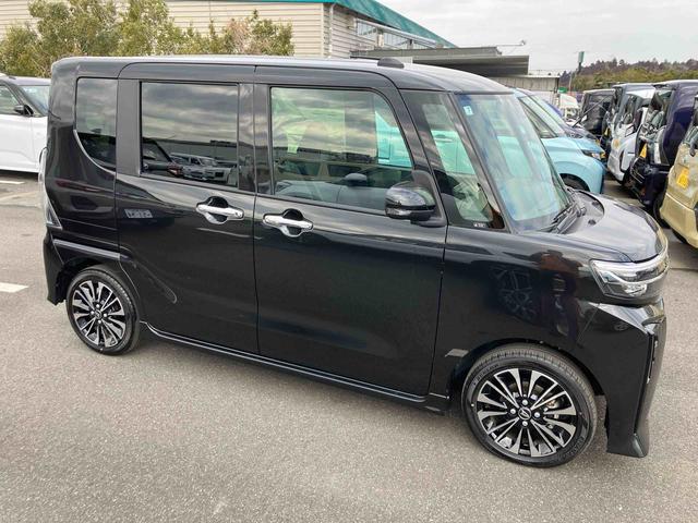 タントカスタムＲＳターボエンジン　１５インチアルミ　バックカメラ　両側電動スライドドア　シートヒーター　電動駐車ブレーキ　ＬＥＤライト＆フォグ　上下２段調節式デッキボード　コーナーセンサー　衝突被害軽減ブレーキ（千葉県）の中古車