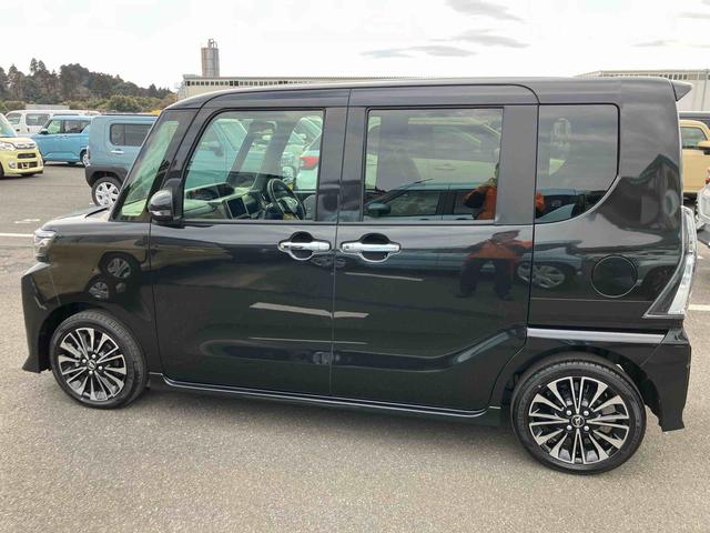 タントカスタムＲＳターボエンジン　１５インチアルミ　バックカメラ　両側電動スライドドア　シートヒーター　電動駐車ブレーキ　ＬＥＤライト＆フォグ　上下２段調節式デッキボード　コーナーセンサー　衝突被害軽減ブレーキ（千葉県）の中古車