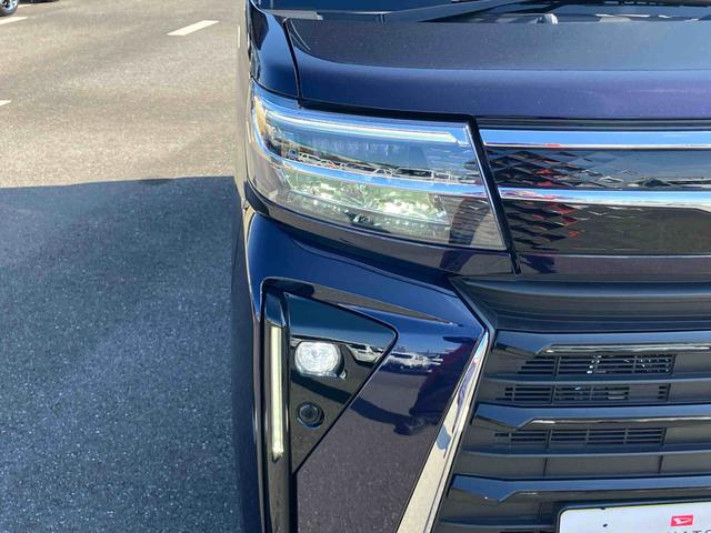 タントカスタムＲＳターボエンジン　１５インチアルミ　バックカメラ　両側電動スライドドア　シートヒーター　電動駐車ブレーキ　ＬＥＤライト＆フォグ　上下２段調節式デッキボード　コーナーセンサー　衝突被害軽減ブレーキ（千葉県）の中古車