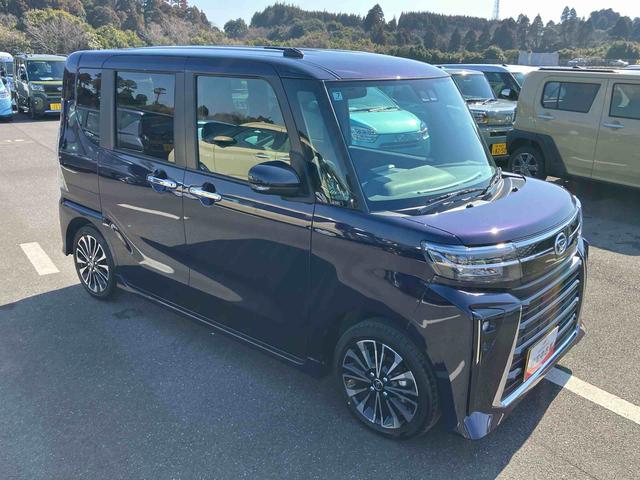 タントカスタムＲＳターボエンジン　１５インチアルミ　バックカメラ　両側電動スライドドア　シートヒーター　電動駐車ブレーキ　ＬＥＤライト＆フォグ　上下２段調節式デッキボード　コーナーセンサー　衝突被害軽減ブレーキ（千葉県）の中古車