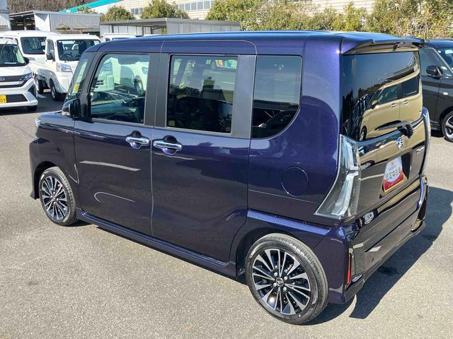 タントカスタムＲＳターボエンジン　１５インチアルミ　バックカメラ　両側電動スライドドア　シートヒーター　電動駐車ブレーキ　ＬＥＤライト＆フォグ　上下２段調節式デッキボード　コーナーセンサー　衝突被害軽減ブレーキ（千葉県）の中古車