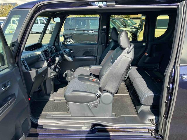 タントカスタムＲＳターボエンジン　１５インチアルミ　バックカメラ　両側電動スライドドア　シートヒーター　電動駐車ブレーキ　ＬＥＤライト＆フォグ　上下２段調節式デッキボード　コーナーセンサー　衝突被害軽減ブレーキ（千葉県）の中古車