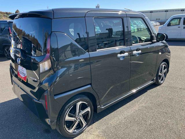 ムーヴRSターボエンジン 15インチアルミ バックカメラ 両側電動スライドドア 電動駐車ブレーキ LEDライト&フォグ コーナーセンサー 衝突被害軽減ブレーキ ステアリングスイッチ 自動追従クルコン(千葉県)の中古車