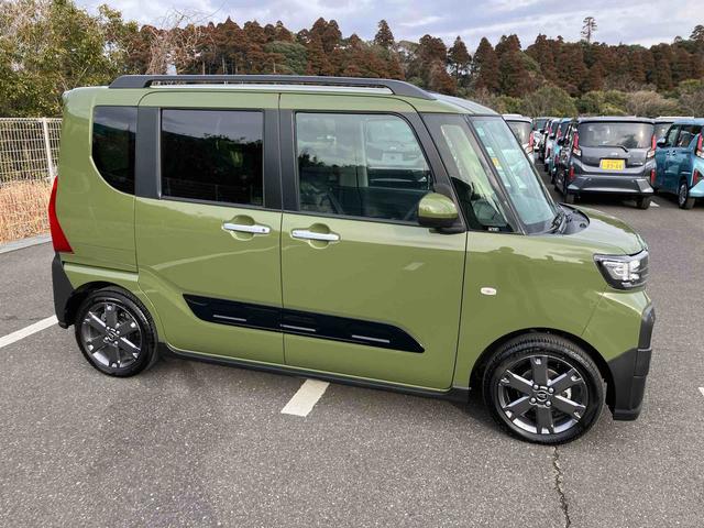 タントファンクロスターボルーフレール　１５インチアルミ　バックカメラ　両側電動スライドドア　シートヒーター　電動駐車ブレーキ　ＬＥＤライト＆フォグ　上下２段調節式デッキボード　コーナーセンサー　衝突被害軽減ブレーキ（千葉県）の中古車