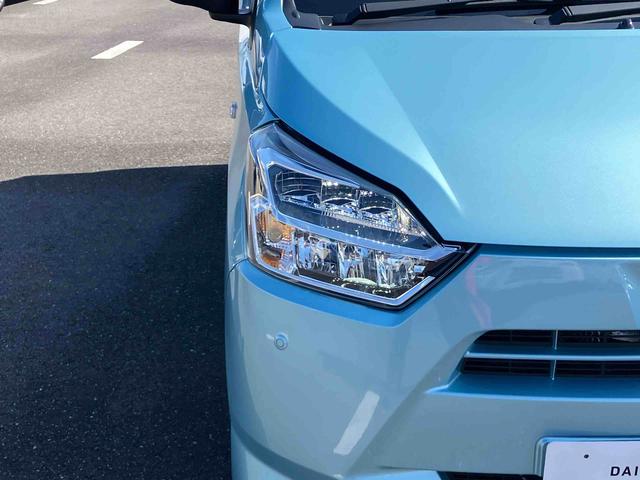 ミライースＸ　ＳＡIIIＬＥＤヘッドライト　電動格納ドアミラー　プライバシーガラス　リヤシートヘッドレスト　オートライト　キーレスエントリー　セキュリティアラーム　横滑り防止装置　コーナーセンサー　衝突被害軽減ブレーキ（千葉県）の中古車