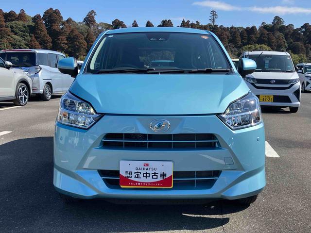 ミライースＸ　ＳＡIIIＬＥＤヘッドライト　電動格納ドアミラー　プライバシーガラス　リヤシートヘッドレスト　オートライト　キーレスエントリー　セキュリティアラーム　横滑り防止装置　コーナーセンサー　衝突被害軽減ブレーキ（千葉県）の中古車