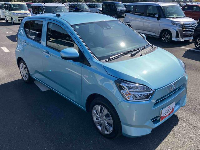 ミライースＸ　ＳＡIIIＬＥＤヘッドライト　電動格納ドアミラー　プライバシーガラス　リヤシートヘッドレスト　オートライト　キーレスエントリー　セキュリティアラーム　横滑り防止装置　コーナーセンサー　衝突被害軽減ブレーキ（千葉県）の中古車