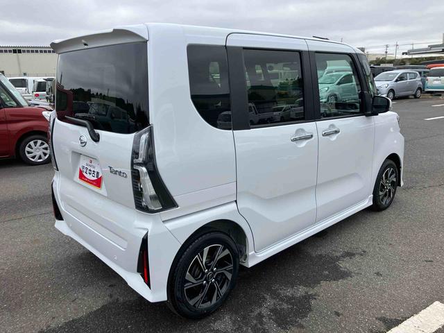 タントカスタムＸバックカメラ　両側電動スライドドア　１４インチアルミ　ＬＥＤヘッド＆フォグランプ　シートヒーター　電動駐車ブレーキ　オートライト　上下２段調節式デッキボード　コーナーセンサー　衝突被害軽減ブレーキ（千葉県）の中古車