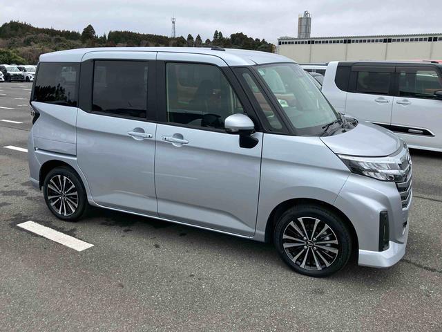 トールカスタムＧ　ターボ９型ＤＰオーディオ／ＢＴ／ＴＶ／Ｂカメラ／ステアリングスイッチ　ＬＥＤヘッド＆フォグランプ　自動追従クルコン　１５インチアルミ　両側パワスラ　電動駐車ブレーキ　コーナーセンサー　衝突被害軽減ブレーキ（千葉県）の中古車