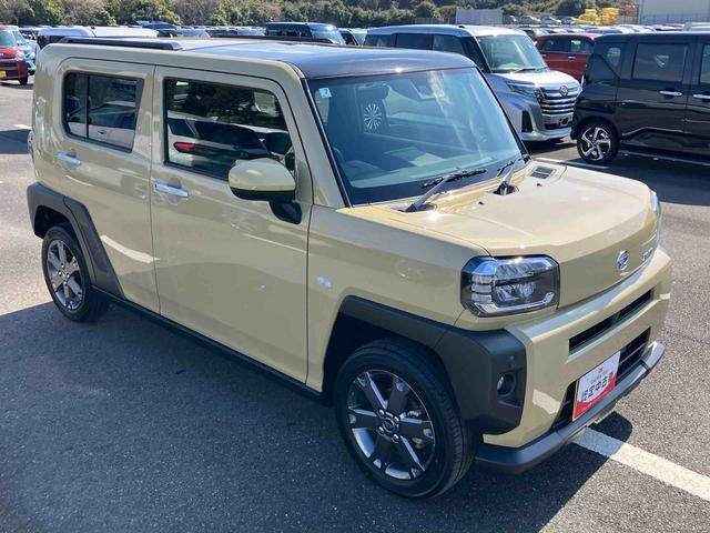 タフトＧターボガラスルーフ　ルーフレール　１５インチアルミホイール　ＬＥＤヘッドライト＆フォグランプ　バックカメラ　シートヒーター　電動パーキングブレーキ　アダプティブクルコン　衝突被害軽減ブレーキ（千葉県）の中古車