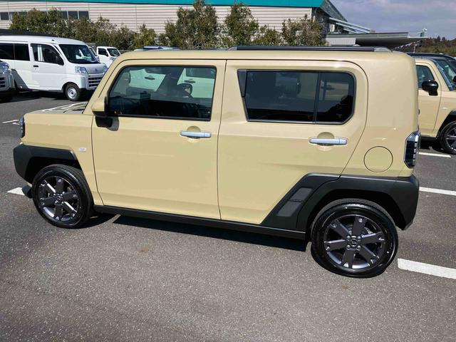 タフトＧターボガラスルーフ　ルーフレール　１５インチアルミホイール　ＬＥＤヘッドライト＆フォグランプ　バックカメラ　シートヒーター　電動パーキングブレーキ　アダプティブクルコン　衝突被害軽減ブレーキ（千葉県）の中古車