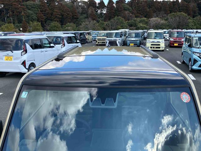 タフトＧターボ　ダーククロムベンチャー前後ダークガーニッシュ　ガラスルーフ　ルーフレール　１５インチアルミ　ＬＥＤヘッドライト＆フォグランプ　バックカメラ　シートヒーター　電動駐車ブレーキ　自動追従クルコン　衝突被害軽減ブレーキ（千葉県）の中古車