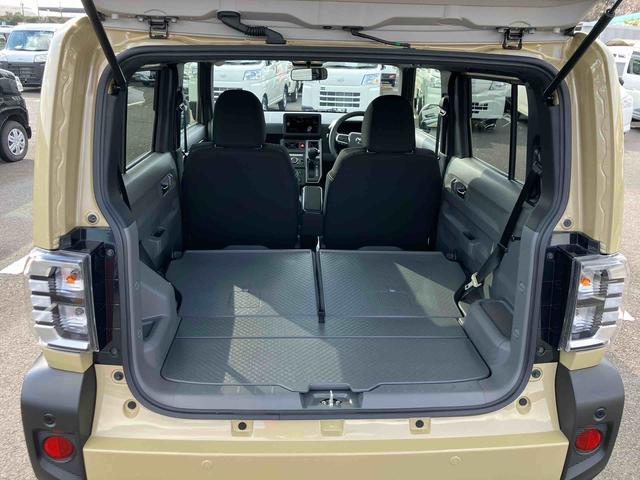 タフトＧターボ　ダーククロムベンチャー前後ダークガーニッシュ　ガラスルーフ　ルーフレール　１５インチアルミ　ＬＥＤヘッドライト＆フォグランプ　バックカメラ　シートヒーター　電動駐車ブレーキ　自動追従クルコン　衝突被害軽減ブレーキ（千葉県）の中古車