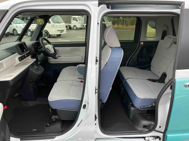 ムーヴキャンバスストライプスＧ両側電動スライドドア　ＬＥＤヘッドライト＆フォグランプ　シートヒーター　保温カップホルダー　電動駐車ブレーキ　バックカメラ　ステアリングスイッチ　コーナーセンサー　衝突被害軽減ブレーキ（千葉県）の中古車