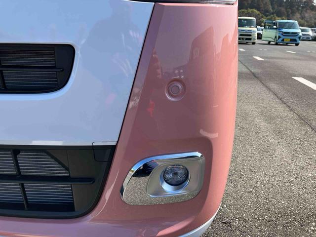 ムーヴキャンバスストライプスＧターボ両側電動スライドドア　ＬＥＤヘッドライト＆フォグランプ　シートヒーター　保温カップホルダー　電動駐車ブレーキ　バックカメラ　ステアリングスイッチ　自動追従クルコン　衝突被害軽減ブレーキ（千葉県）の中古車