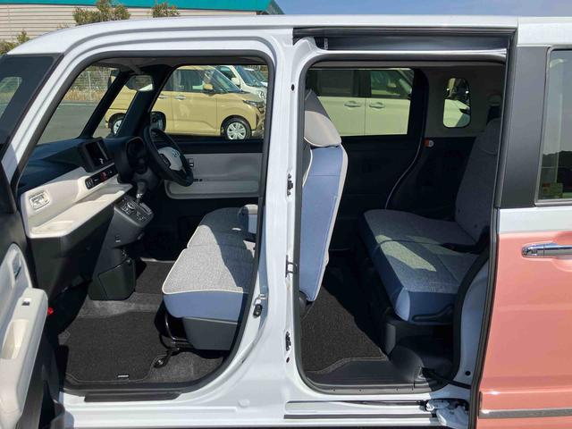 ムーヴキャンバスストライプスＧターボ両側電動スライドドア　ＬＥＤヘッドライト＆フォグランプ　シートヒーター　保温カップホルダー　電動駐車ブレーキ　バックカメラ　ステアリングスイッチ　自動追従クルコン　衝突被害軽減ブレーキ（千葉県）の中古車