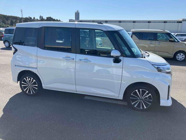 トールカスタムＧ　ターボ９型ＤＰオーディオ／ＢＴ／ＴＶ／Ｂカメラ／ステアリングスイッチ　ＬＥＤヘッド＆フォグランプ　自動追従クルコン　１５インチアルミ　両側パワスラ　電動駐車ブレーキ　コーナーセンサー　衝突被害軽減ブレーキ（千葉県）の中古車