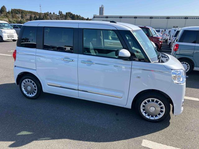 ムーヴキャンバスセオリーＧターボ両側電動スライドドア　ＬＥＤヘッドライト＆フォグランプ　シートヒーター　保温カップホルダー　電動駐車ブレーキ　バックカメラ　ステアリングスイッチ　自動追従クルコン　衝突被害軽減ブレーキ（千葉県）の中古車