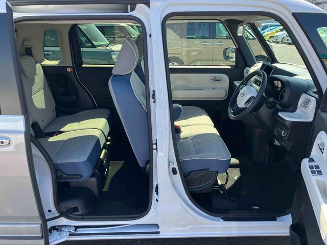 ムーヴキャンバスストライプスＧターボ両側電動スライドドア　ＬＥＤヘッドライト＆フォグランプ　シートヒーター　保温カップホルダー　電動駐車ブレーキ　バックカメラ　ステアリングスイッチ　自動追従クルコン　衝突被害軽減ブレーキ（千葉県）の中古車