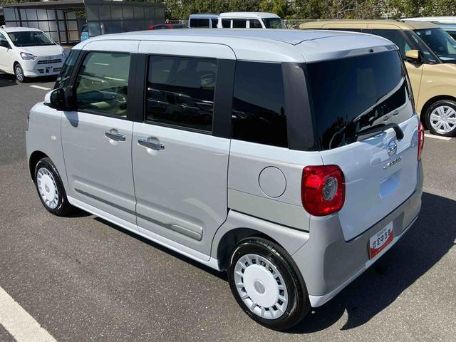 ムーヴキャンバスストライプスＧターボ両側電動スライドドア　ＬＥＤヘッドライト＆フォグランプ　シートヒーター　保温カップホルダー　電動駐車ブレーキ　バックカメラ　ステアリングスイッチ　自動追従クルコン　衝突被害軽減ブレーキ（千葉県）の中古車