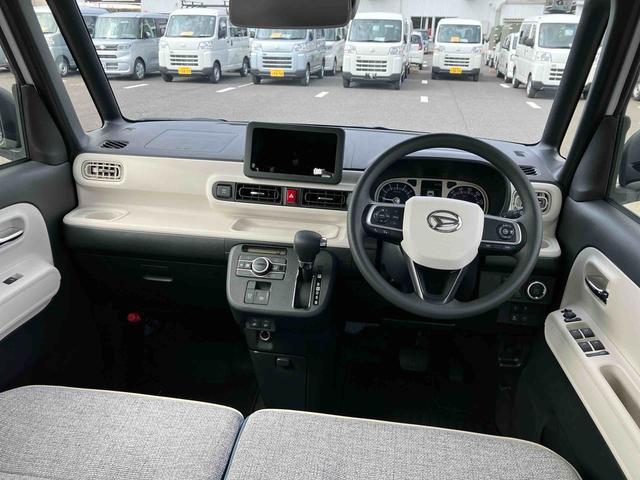 ムーヴキャンバスストライプスＧターボ両側電動スライドドア　ＬＥＤヘッドライト＆フォグランプ　シートヒーター　保温カップホルダー　電動駐車ブレーキ　バックカメラ　ステアリングスイッチ　自動追従クルコン　衝突被害軽減ブレーキ（千葉県）の中古車