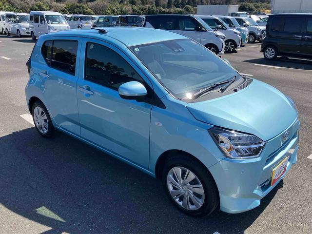 ミライースＸ　ＳＡIIIＬＥＤヘッドライト　電動格納ドアミラー　プライバシーガラス　リヤシートヘッドレスト　オートライト　キーレスエントリー　セキュリティアラーム　横滑り防止装置　コーナーセンサー　衝突被害軽減ブレーキ（千葉県）の中古車