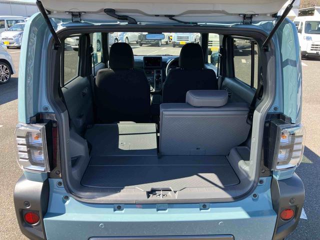 タフトＧターボ　ダーククロムベンチャー前後ダークガーニッシュ　ガラスルーフ　ルーフレール　１５インチアルミ　ＬＥＤヘッドライト＆フォグランプ　バックカメラ　シートヒーター　電動駐車ブレーキ　自動追従クルコン　衝突被害軽減ブレーキ（千葉県）の中古車