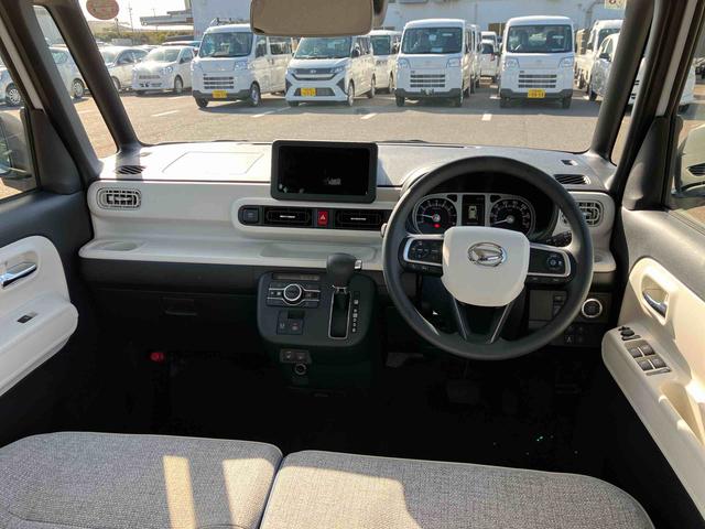 ムーヴキャンバスストライプスＧターボ両側電動スライドドア　ＬＥＤヘッドライト＆フォグランプ　シートヒーター　保温カップホルダー　電動駐車ブレーキ　バックカメラ　ステアリングスイッチ　自動追従クルコン　衝突被害軽減ブレーキ（千葉県）の中古車