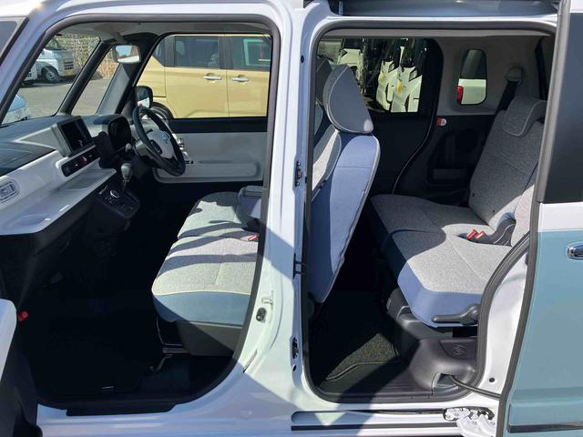 ムーヴキャンバスストライプスＧ両側電動スライドドア　ＬＥＤヘッドライト＆フォグランプ　シートヒーター　保温カップホルダー　電動駐車ブレーキ　バックカメラ　ステアリングスイッチ　コーナーセンサー　衝突被害軽減ブレーキ（千葉県）の中古車