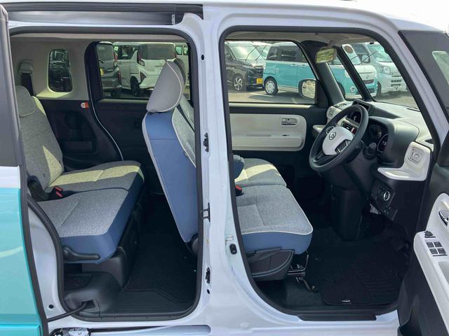 ムーヴキャンバスストライプスGターボ両側電動スライドドア LEDヘッドライト&フォグランプ シートヒーター 保温カップホルダー 電動駐車ブレーキ バックカメラ ステアリングスイッチ 自動追従クルコン 衝突被害軽減ブレーキ(千葉県)の中古車