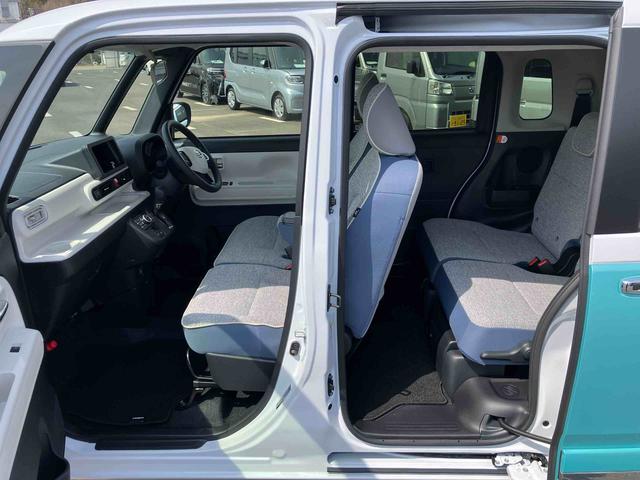 ムーヴキャンバスストライプスGターボ両側電動スライドドア LEDヘッドライト&フォグランプ シートヒーター 保温カップホルダー 電動駐車ブレーキ バックカメラ ステアリングスイッチ 自動追従クルコン 衝突被害軽減ブレーキ(千葉県)の中古車