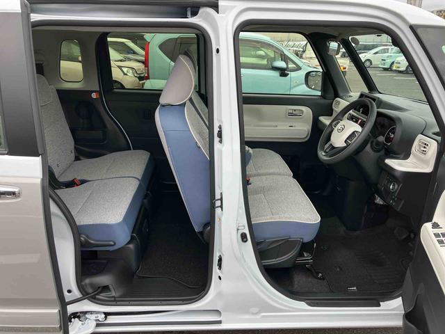 ムーヴキャンバスストライプスＧターボ両側電動スライドドア　ＬＥＤヘッドライト＆フォグランプ　シートヒーター　保温カップホルダー　電動駐車ブレーキ　バックカメラ　ステアリングスイッチ　自動追従クルコン　衝突被害軽減ブレーキ（千葉県）の中古車