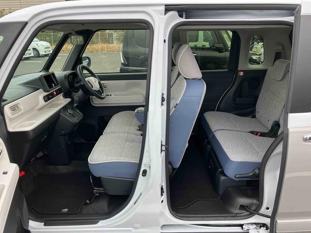 ムーヴキャンバスストライプスＧターボ両側電動スライドドア　ＬＥＤヘッドライト＆フォグランプ　シートヒーター　保温カップホルダー　電動駐車ブレーキ　バックカメラ　ステアリングスイッチ　自動追従クルコン　衝突被害軽減ブレーキ（千葉県）の中古車