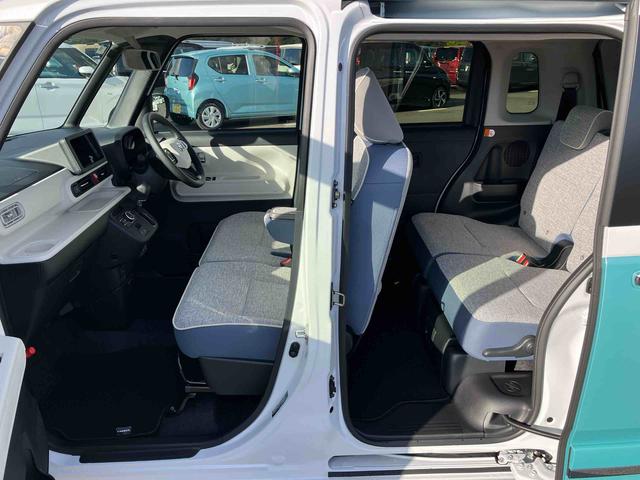ムーヴキャンバスストライプスＧ両側電動スライドドア　ＬＥＤヘッドライト＆フォグランプ　シートヒーター　保温カップホルダー　電動駐車ブレーキ　バックカメラ　ステアリングスイッチ　コーナーセンサー　衝突被害軽減ブレーキ（千葉県）の中古車