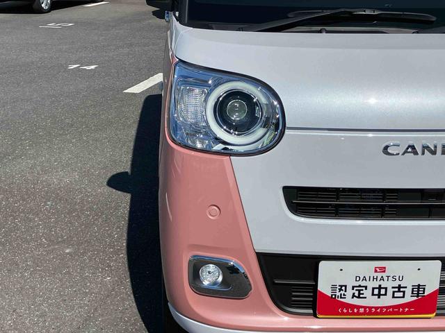 ムーヴキャンバスストライプスＧターボ両側電動スライドドア　ＬＥＤヘッドライト＆フォグランプ　シートヒーター　保温カップホルダー　電動駐車ブレーキ　バックカメラ　ステアリングスイッチ　自動追従クルコン　衝突被害軽減ブレーキ（千葉県）の中古車