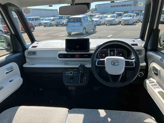 ムーヴキャンバスストライプスＧターボ両側電動スライドドア　ＬＥＤヘッドライト＆フォグランプ　シートヒーター　保温カップホルダー　電動駐車ブレーキ　バックカメラ　ステアリングスイッチ　自動追従クルコン　衝突被害軽減ブレーキ（千葉県）の中古車