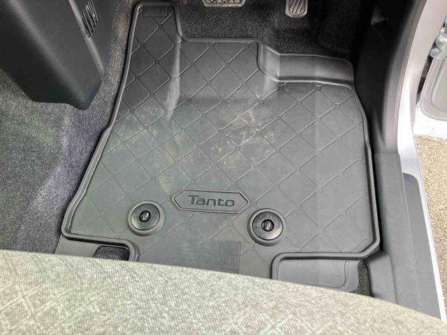 タントＸバックカメラ　左側電動スライドドア　シートヒーター　電動パーキングブレーキ　ＬＥＤヘッドライト　オートライト　オートエアコン　上下２段調節式デッキボード　コーナーセンサー　衝突被害軽減ブレーキ（千葉県）の中古車