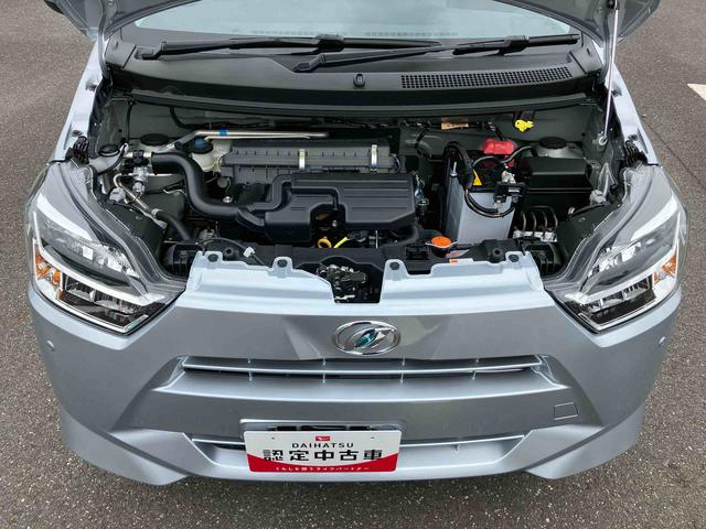 ミライースＸ　ＳＡIIIＬＥＤヘッドライト　電動格納ドアミラー　プライバシーガラス　リヤシートヘッドレスト　オートライト　キーレスエントリー　セキュリティアラーム　横滑り防止装置　コーナーセンサー　衝突被害軽減ブレーキ（千葉県）の中古車