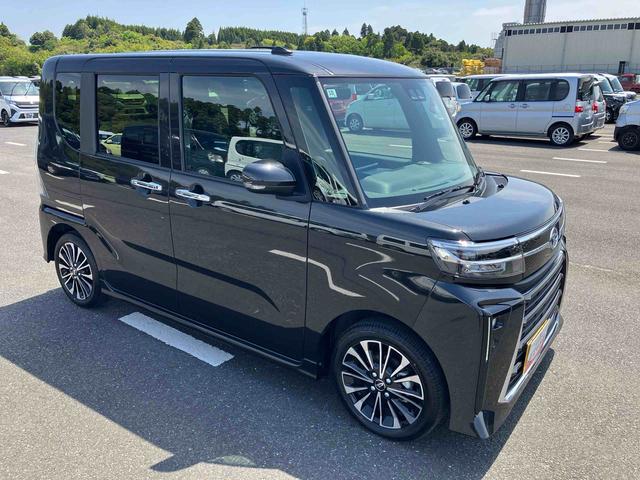 タントカスタムＲＳ９インチディスプレイモニター　ターボ　１５インチアルミ　バックカメラ　両側電動スライド　シートヒーター　電動駐車ブレーキ　ＬＥＤライト＆フォグ　デッキボード　コーナーセンサー　衝突被害軽減ブレーキ（千葉県）の中古車