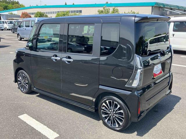 タントカスタムＲＳ９インチディスプレイモニター　ターボ　１５インチアルミ　バックカメラ　両側電動スライド　シートヒーター　電動駐車ブレーキ　ＬＥＤライト＆フォグ　デッキボード　コーナーセンサー　衝突被害軽減ブレーキ（千葉県）の中古車