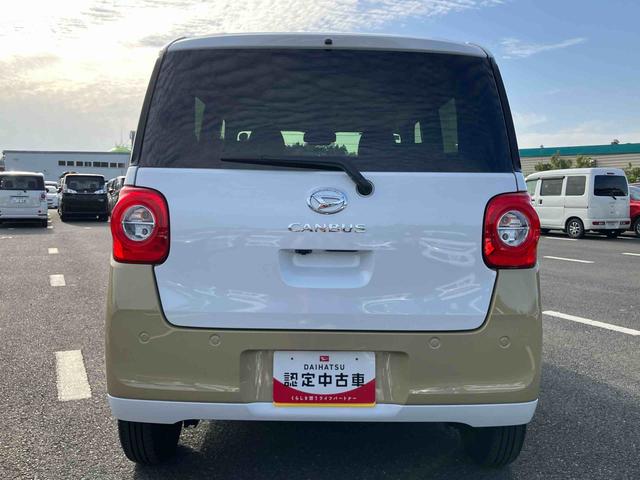 ムーヴキャンバスストライプスＧターボストライプス“ターボ”Ｇ　両側電動スライド　ＬＥＤヘッドライト＆フォグ　シートヒーター　保温カップホルダー　電動駐車ブレーキ　バックカメラ　ステアリングスイッチ　自動追従クルコン　衝突被害軽減ブレーキ（千葉県）の中古車