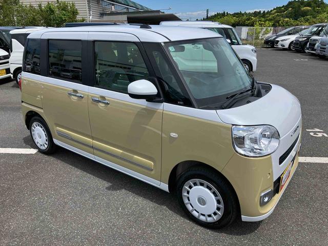 ムーヴキャンバスストライプスG両側電動スライドドア LEDヘッドライト&フォグランプ シートヒーター 保温カップホルダー 電動駐車ブレーキ バックカメラ ステアリングスイッチ コーナーセンサー 衝突被害軽減ブレーキ(千葉県)の中古車