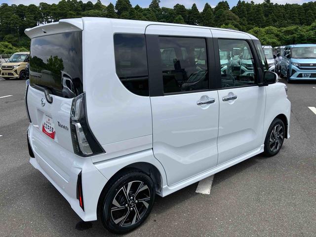 タントカスタムＸリミテッドＥＴＣ　バックカメラ　両側パワスラ　１４インチアルミ　ＬＥＤヘッド／フォグランプ　シートヒーター　電動駐車ブレーキ　オートライト　上下２段調節式デッキボード　自動追従クルコン　衝突被害軽減ブレーキ（千葉県）の中古車