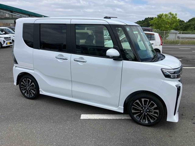 タントカスタムＲＳ９インチディスプレイモニター　ターボエンジン　１５インチアルミ　バックカメラ　両側パワスラ　シートヒーター　電動駐車ブレーキ　ＬＥＤライト＆フォグ　デッキボード　コーナーセンサー　衝突被害軽減ブレーキ（千葉県）の中古車