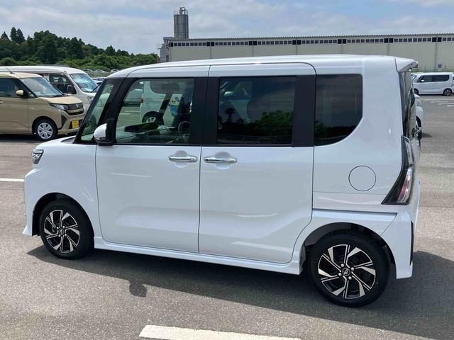 タントカスタムＸリミテッドＥＴＣ　バックカメラ　両側パワスラ　１４インチアルミ　ＬＥＤヘッド＆フォグランプ　シートヒーター　電動駐車ブレーキ　オートライト　上下２段調節式デッキボード　自動追従クルコン　衝突被害軽減ブレーキ（千葉県）の中古車