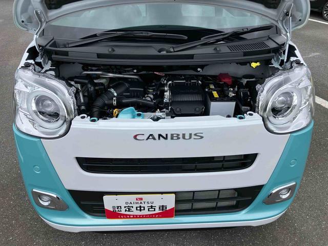 ムーヴキャンバスストライプスＧターボ両側電動スライド　ＬＥＤヘッドライト＆フォグ　シートヒーター　保温カップホルダー　電動駐車ブレーキ　バックカメラ　ステアリングスイッチ　自動追従クルコン　衝突被害軽減ブレーキ（千葉県）の中古車