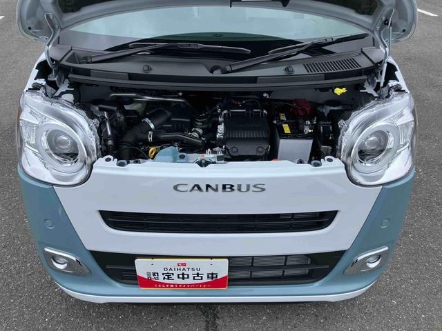 ムーヴキャンバスストライプスＧターボ両側電動スライド　ＬＥＤヘッドライト＆フォグ　シートヒーター　保温カップホルダー　電動駐車ブレーキ　バックカメラ　ステアリングスイッチ　自動追従クルコン　衝突被害軽減ブレーキ（千葉県）の中古車