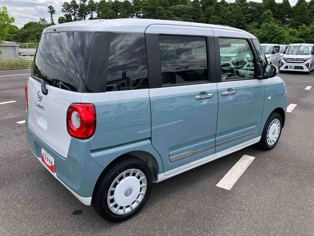 ムーヴキャンバスストライプスＧ両側電動スライドドア　ＬＥＤヘッドライト＆フォグランプ　シートヒーター　保温カップホルダー　電動駐車ブレーキ　バックカメラ　ステアリングスイッチ　コーナーセンサー　衝突被害軽減ブレーキ（千葉県）の中古車