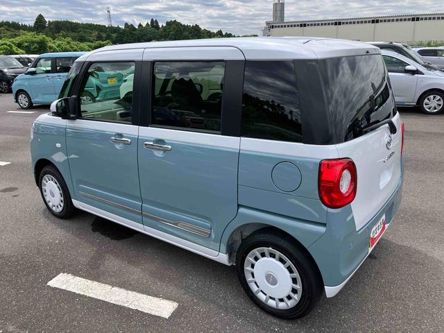 ムーヴキャンバスストライプスＧ両側電動スライドドア　ＬＥＤヘッドライト＆フォグランプ　シートヒーター　保温カップホルダー　電動駐車ブレーキ　バックカメラ　ステアリングスイッチ　コーナーセンサー　衝突被害軽減ブレーキ（千葉県）の中古車