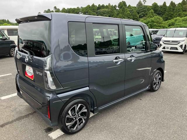 タントカスタムＸリミテッドバックカメラ　両側パワスラ　１４インチアルミ　ＬＥＤヘッド／フォグ　シートヒーター　電動駐車ブレーキ　オートライト　上下２段調節式デッキボード　コーナーセンサー　衝突被害軽減ブレーキ　クルコン　ＥＴＣ（千葉県）の中古車